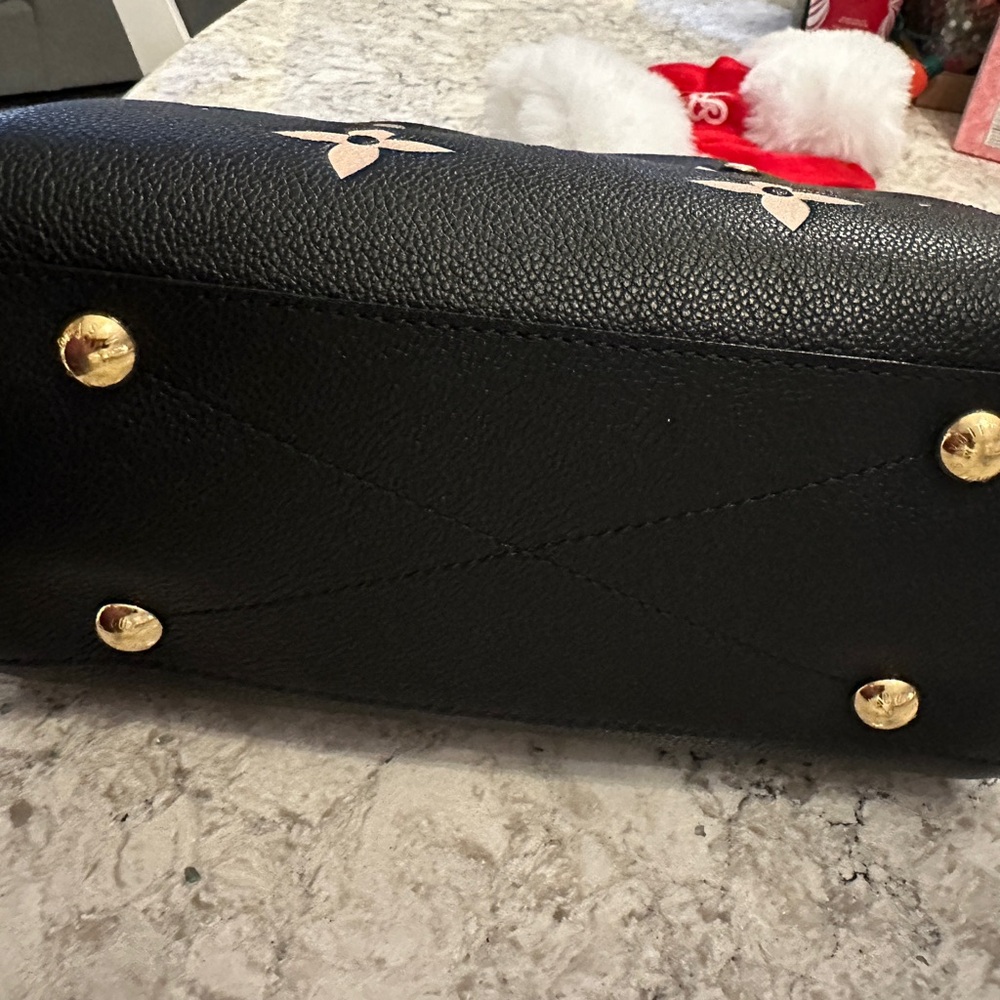 Louis Vuitton Monogram Giant Montaigne black and cream Beautiful handbag. - Picture 6 of 16